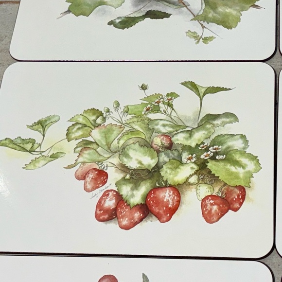 ❤️Jason of New Zealand Redoute Fruit Placemat Set (6) - Picture 3 of 4